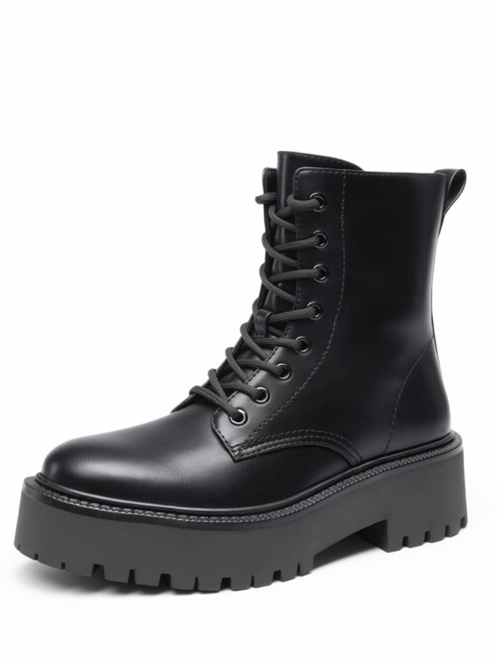 Women's Platform Combat Ankle Boots